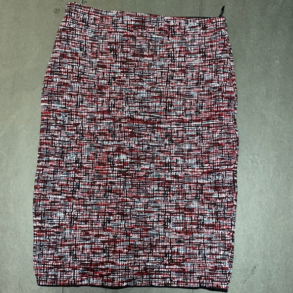 Americana Knit Small Midi Textured Skirt - Picture 1 of 4